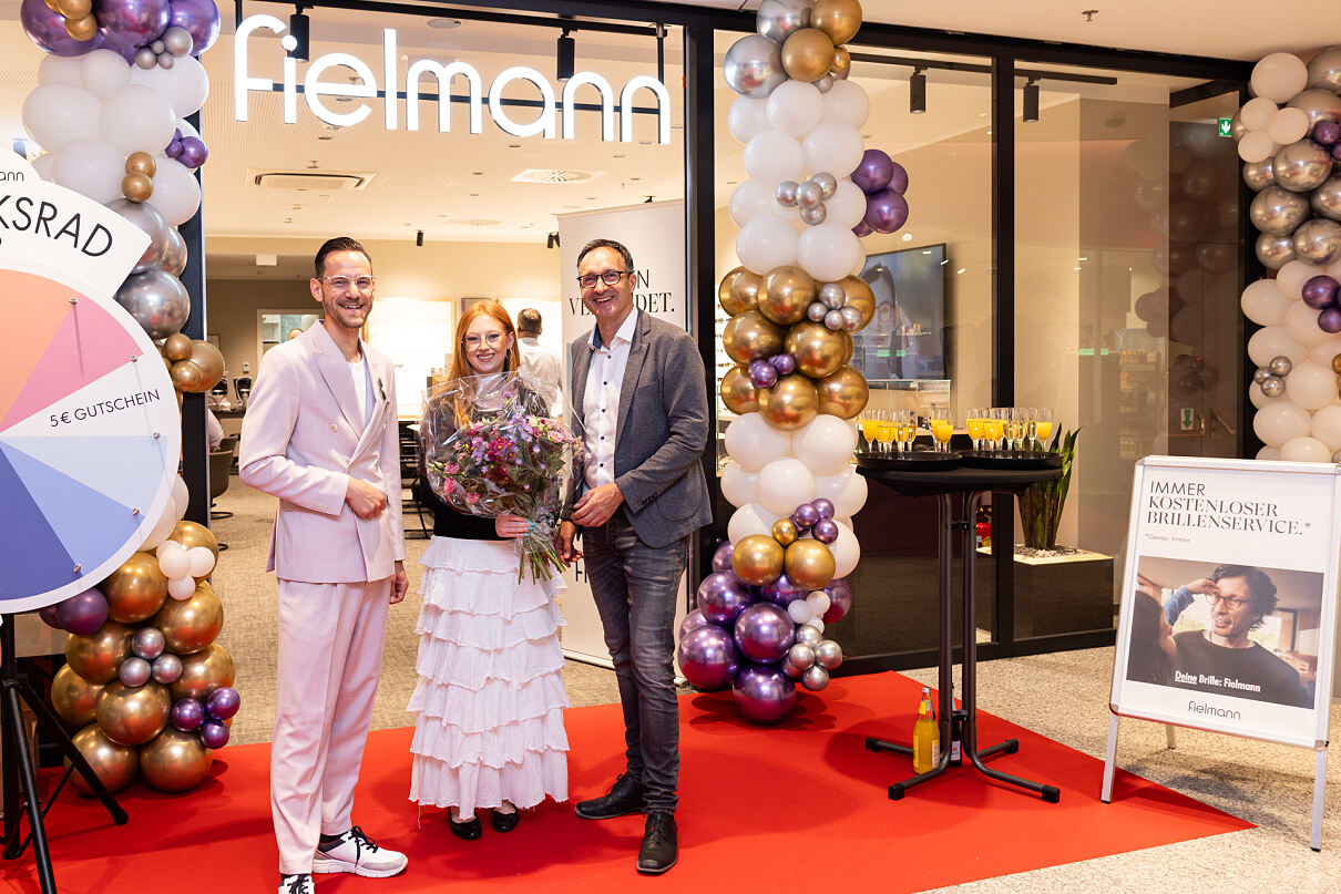 Mit Stil und Charme feierte Fielmann seine Eröffnung.